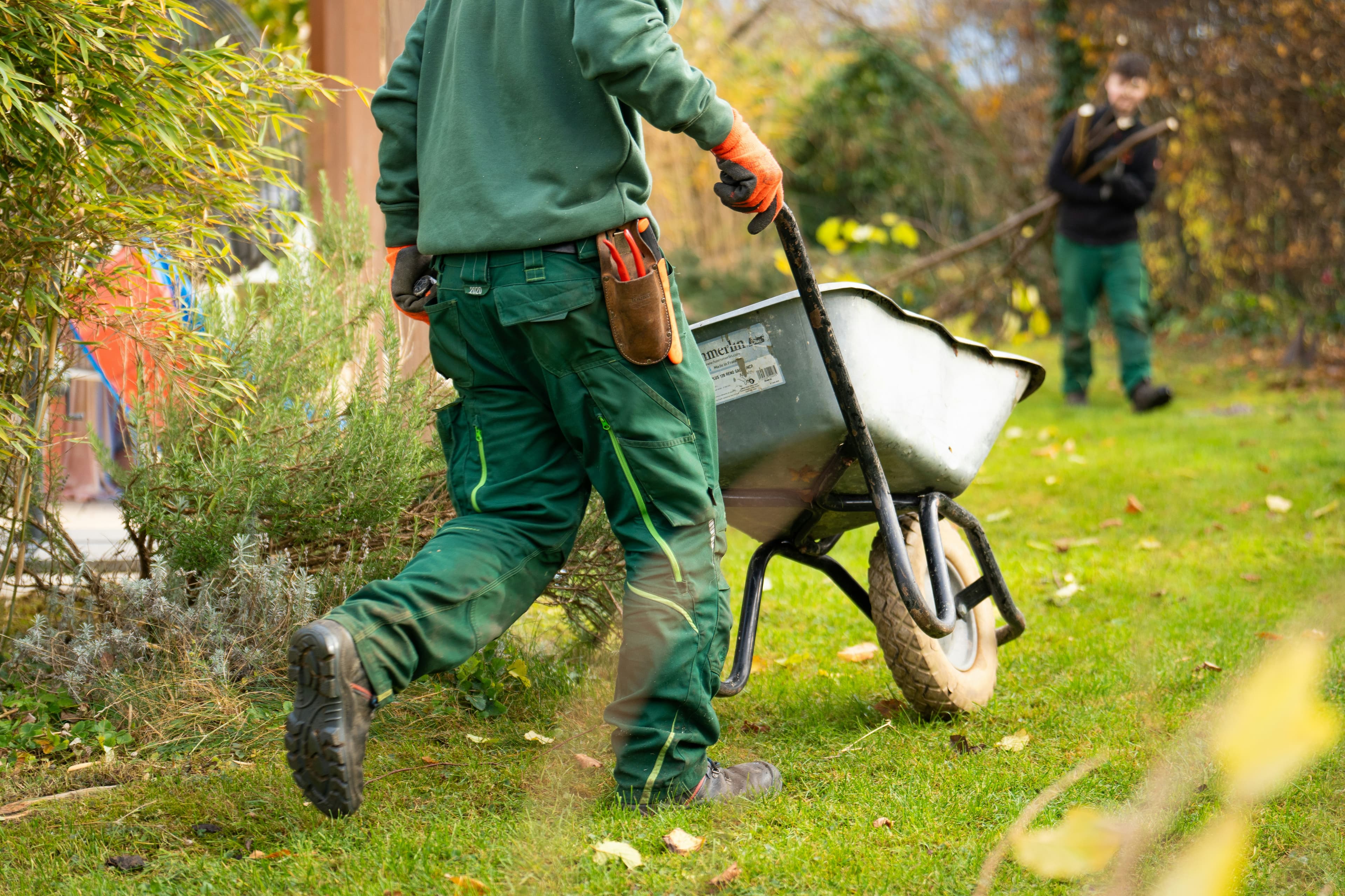 Silent Shade Landscaping crew at work